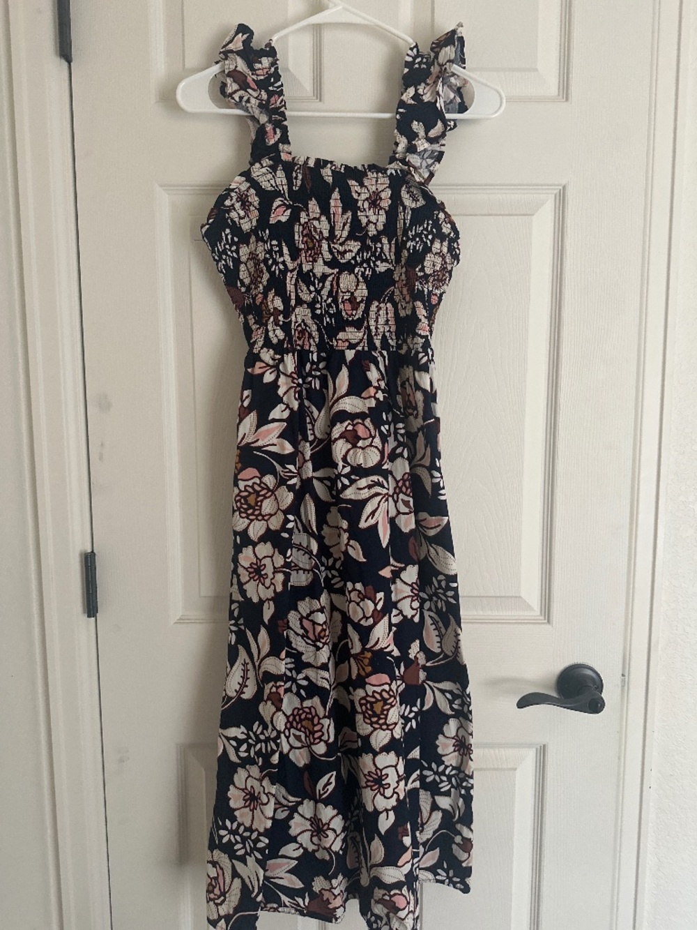 Hawaiian print dress